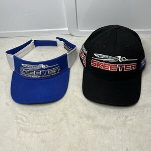 Team Skeeter Performance Fishing Boat Hat Visor Lot Adjustable Strap Yamaha